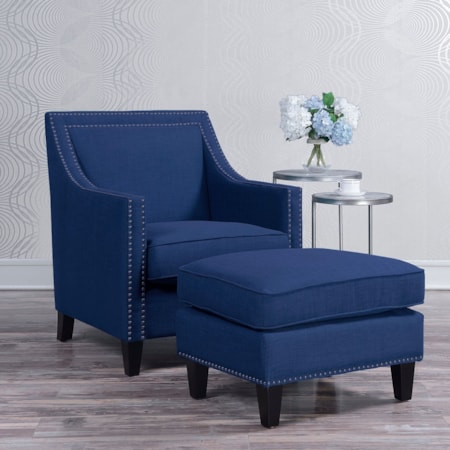 Chair & Ottoman Set