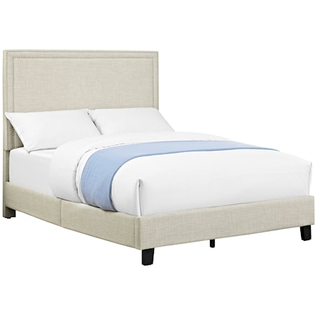 Upholstered Full Platform Bed