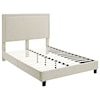 Elements International Erica Upholstered Queen Platform Bed