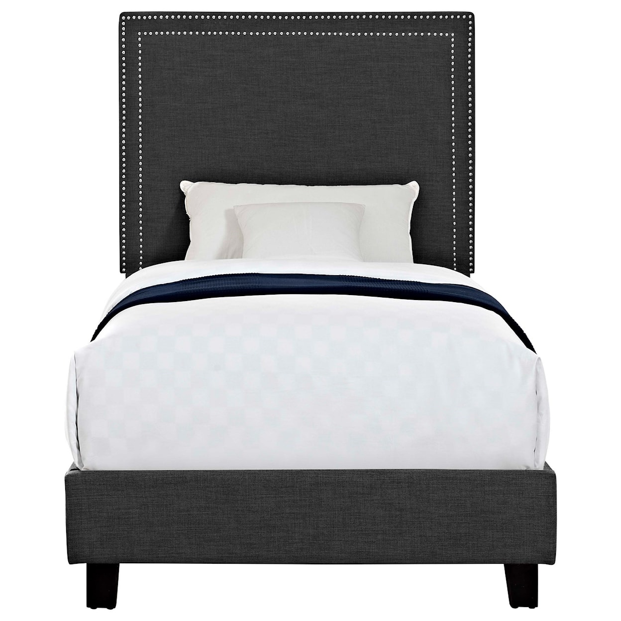 Elements Erica Upholstered Twin Platform Bed