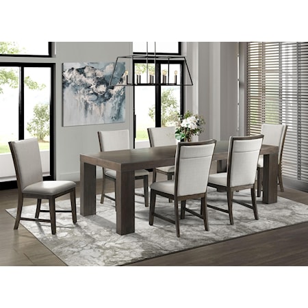 Dining Table Set with 6 chairs