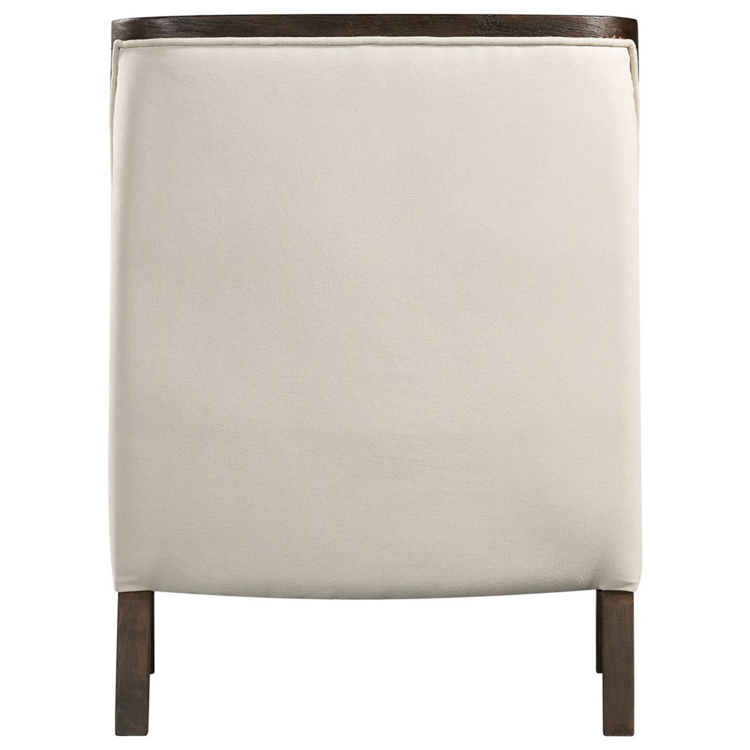 Accent Chair with Brown Frame