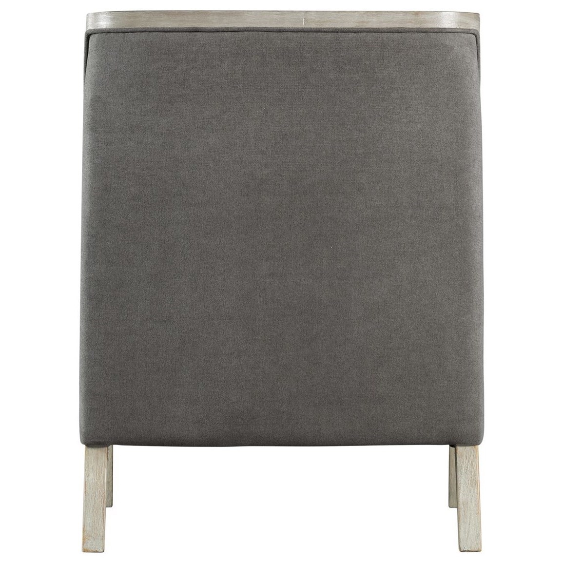 Accent Chair with White Wash Frame