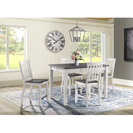 5-Piece Counter Height Dining Set