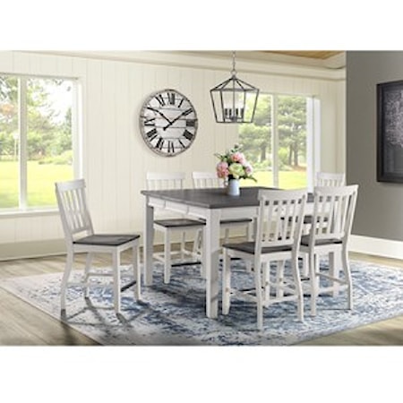 7-Piece Counter Height Dining Set