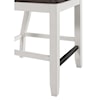 Elements International Kayla Two-Tone Counter Height Side Chair