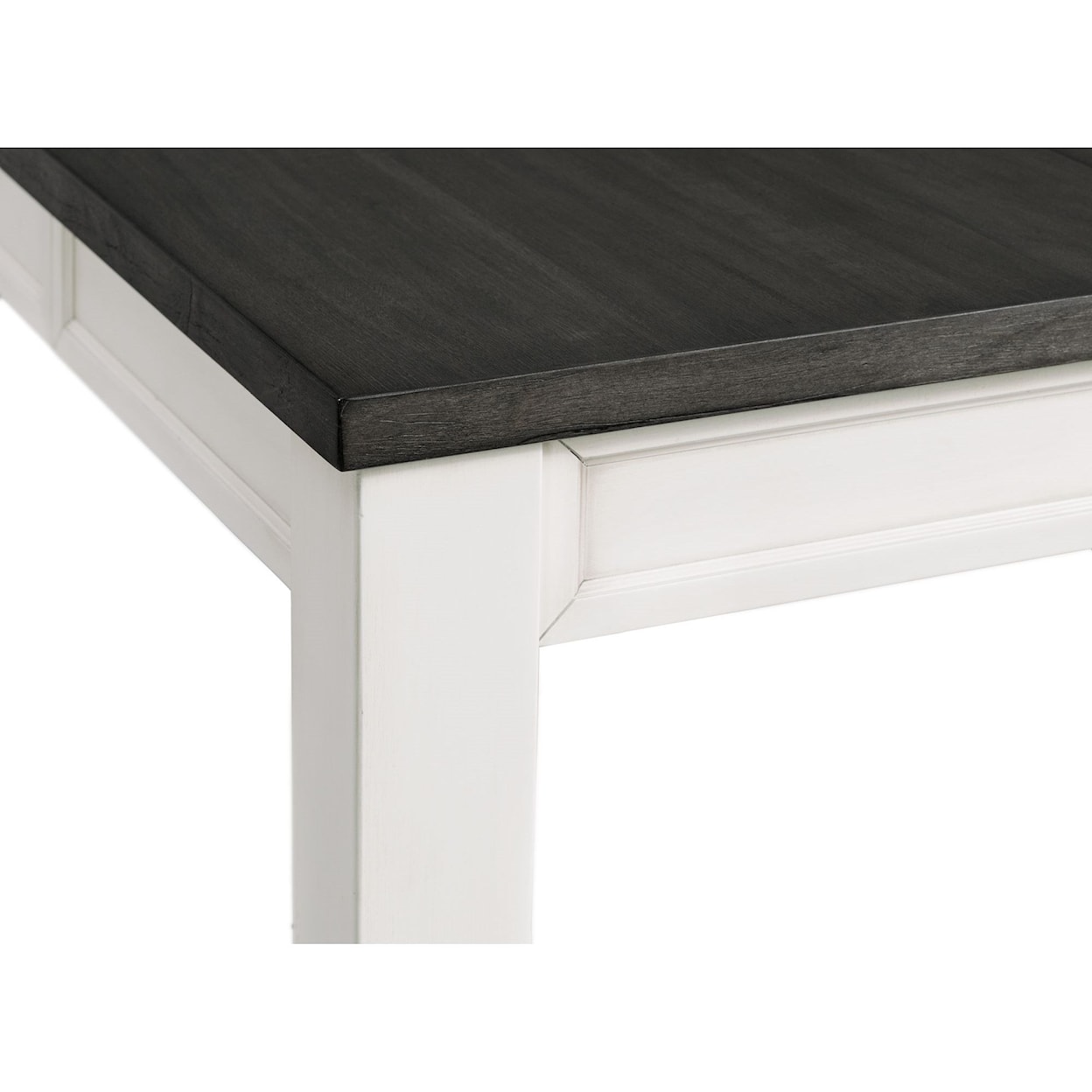 Elements International Kayla Two-Tone Counter Height Dining Table