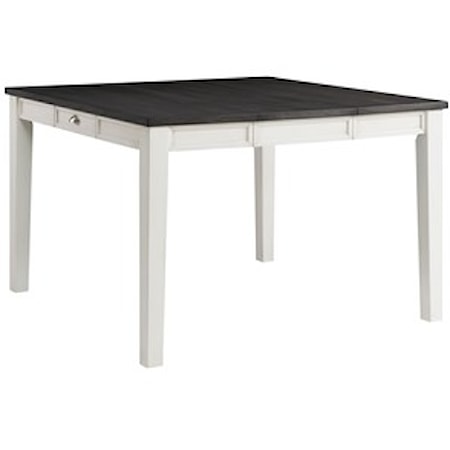 Two-Tone Counter Height Dining Table