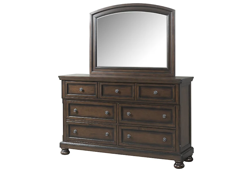 Kingston Dresser and Mirror Set by Elements at Royal Furniture