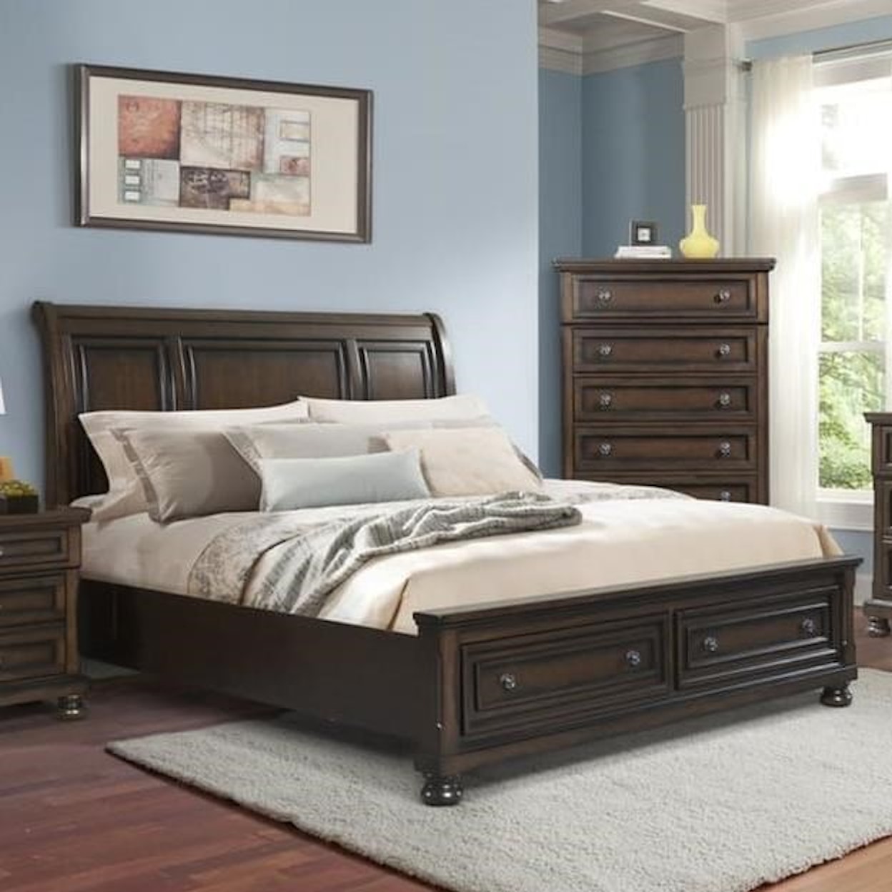 Elements Kingston Queen Storage Bed