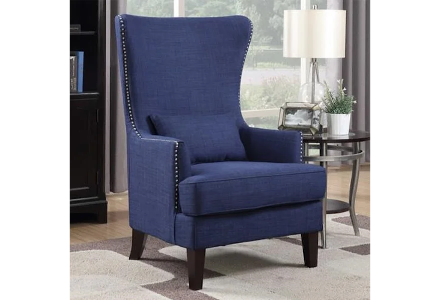 Kori Wing Back Accent Chair by Elements at Royal Furniture
