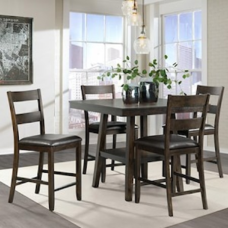 5 Piece Counter Height Dining Set