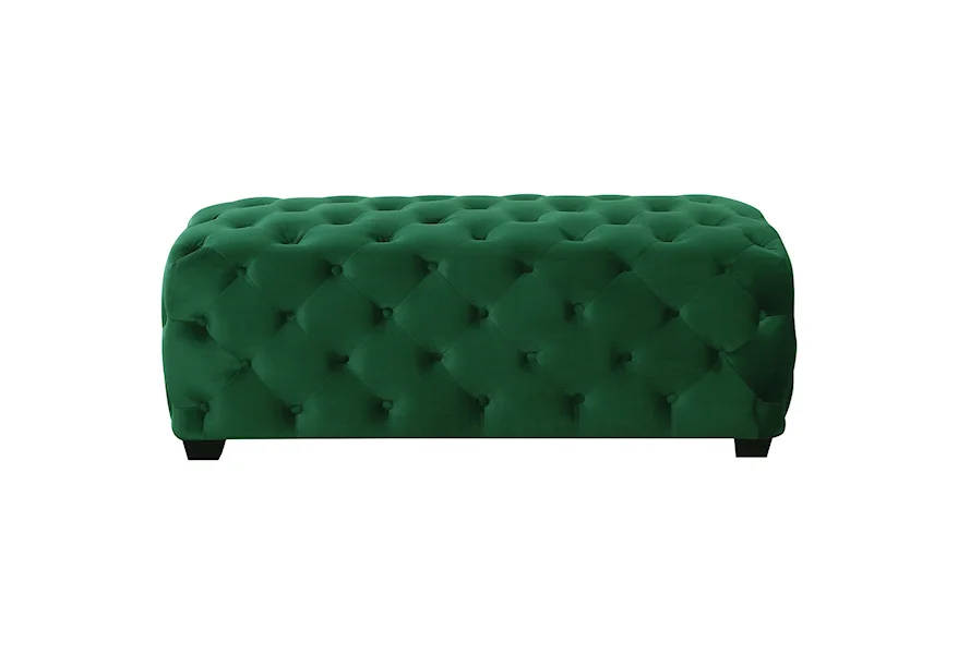 Lindsay Tufted Ottoman by Elements at Royal Furniture
