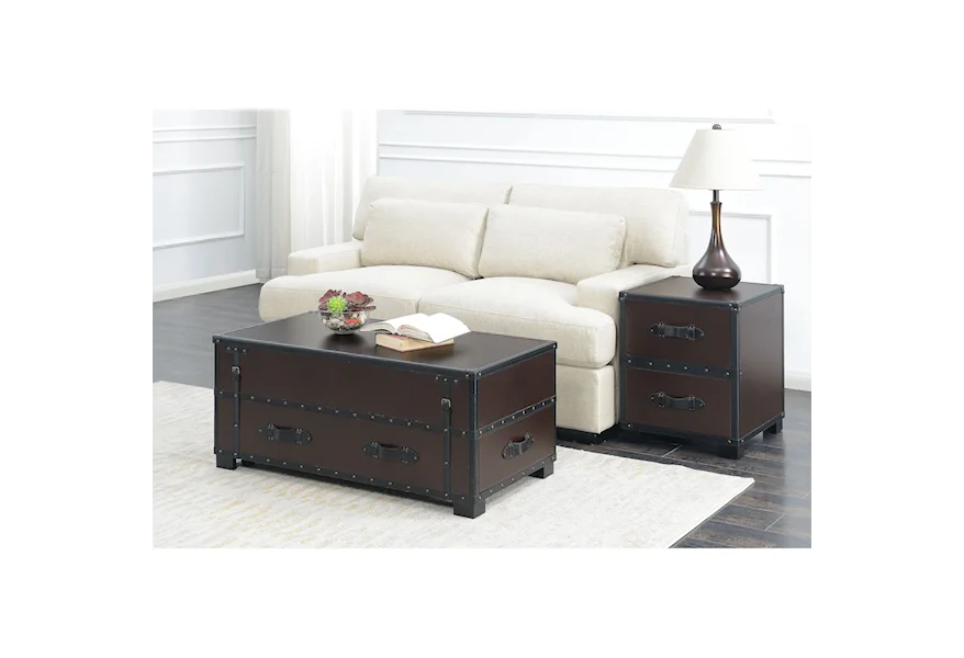 Louie 2-Piece Occasional Table Set by Elements at Royal Furniture