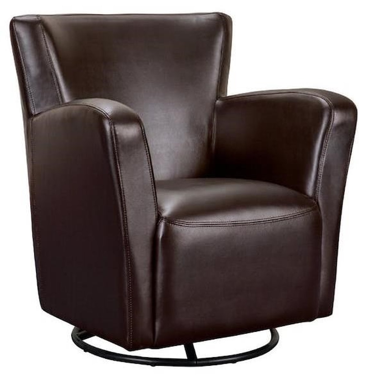 Elements International Marilyn UMV Swivel Upholstered Chair