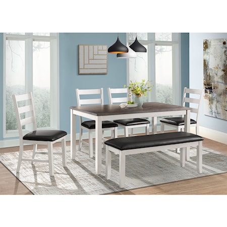 Dining Table Set with Bench