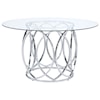 Elements International Merlin Round Dining Table