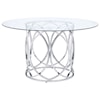Elements International Merlin Round Dining Table