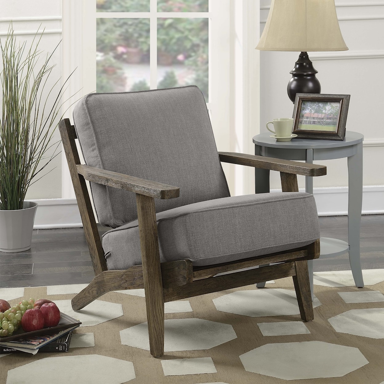 Elements International Metro Accent Chair