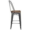 Elements International Moon Bar Stool