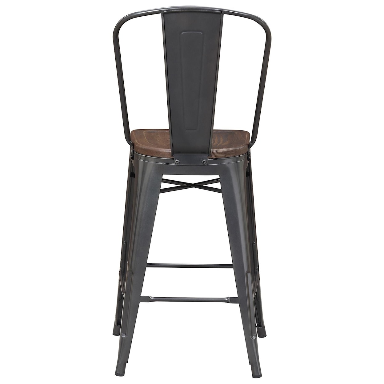 Elements International Moon Bar Stool