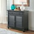 Elements Moreland Transitional Accent Chest with 1 Drawer and 2 Shelves