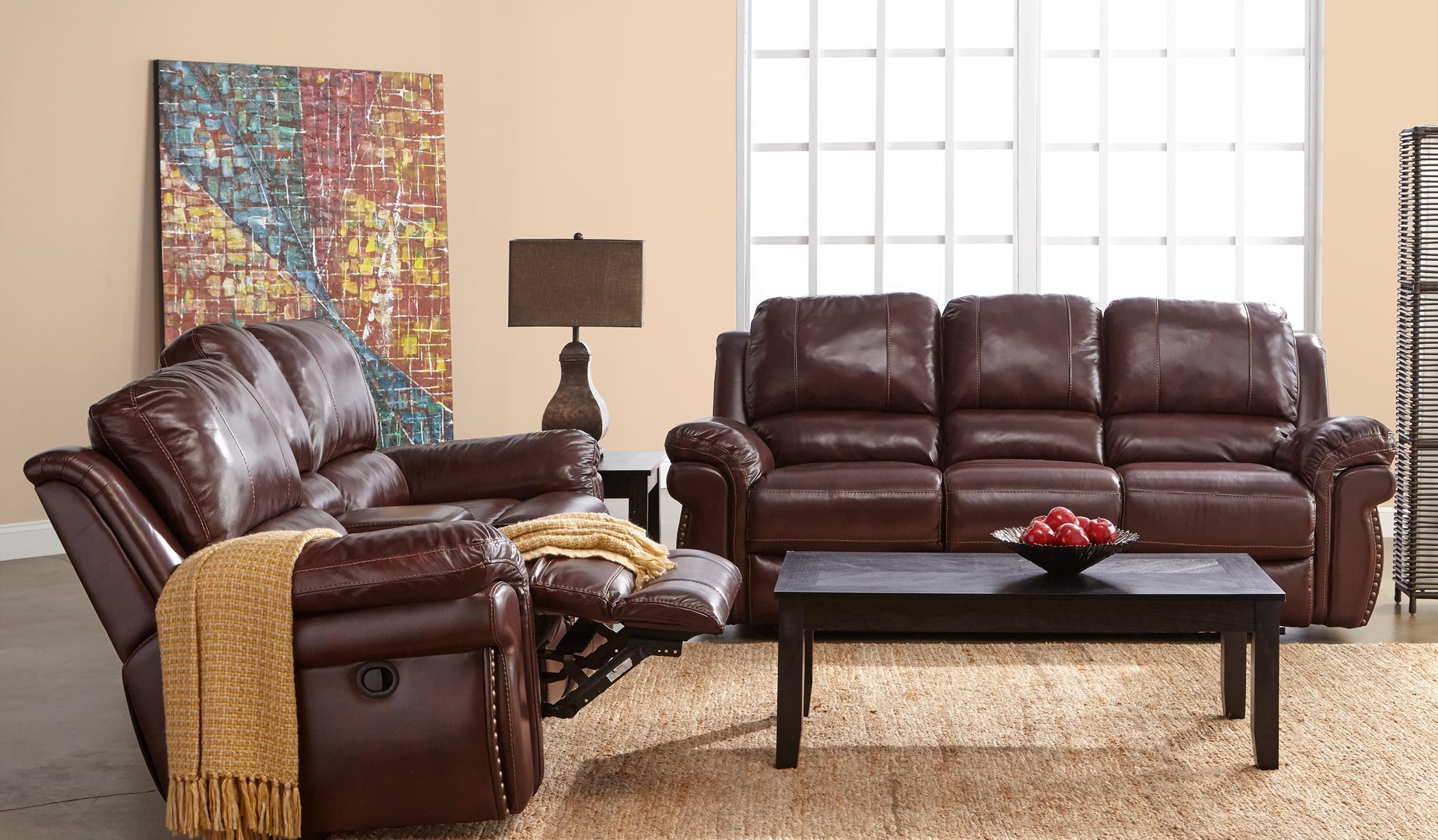 Power Motion Loveseat with Console