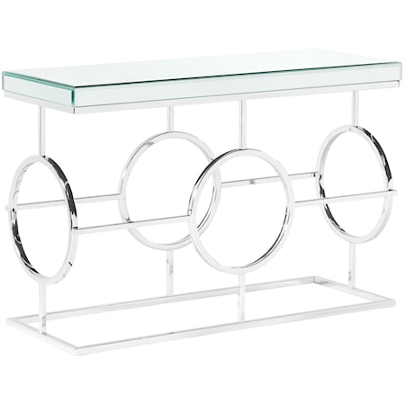 Rectangle Mirrored Sofa Table