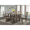 Elements International Renegade Six Piece Dining Set