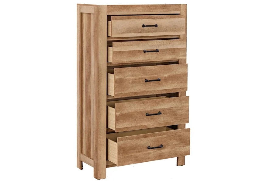 Salerno Five Drawer Chest by Elements at Royal Furniture