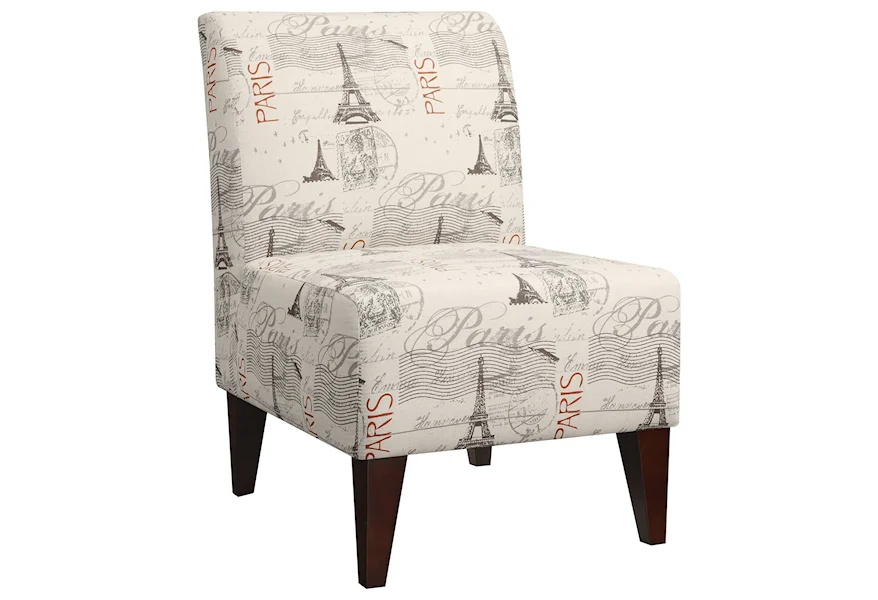 Scarlett Accent Slipper Chair by Elements at Royal Furniture