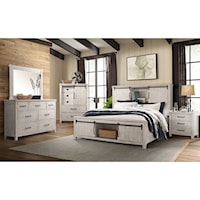 5 PIECE QUEEN STORAGE BEDROOM GROUP