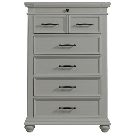 6-Drawer Chest with Felt-Lined Drawer