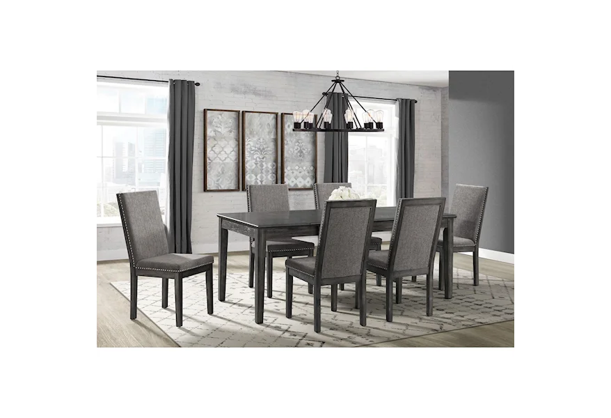 South Paw 7-Piece Dining Set by Elements at Royal Furniture