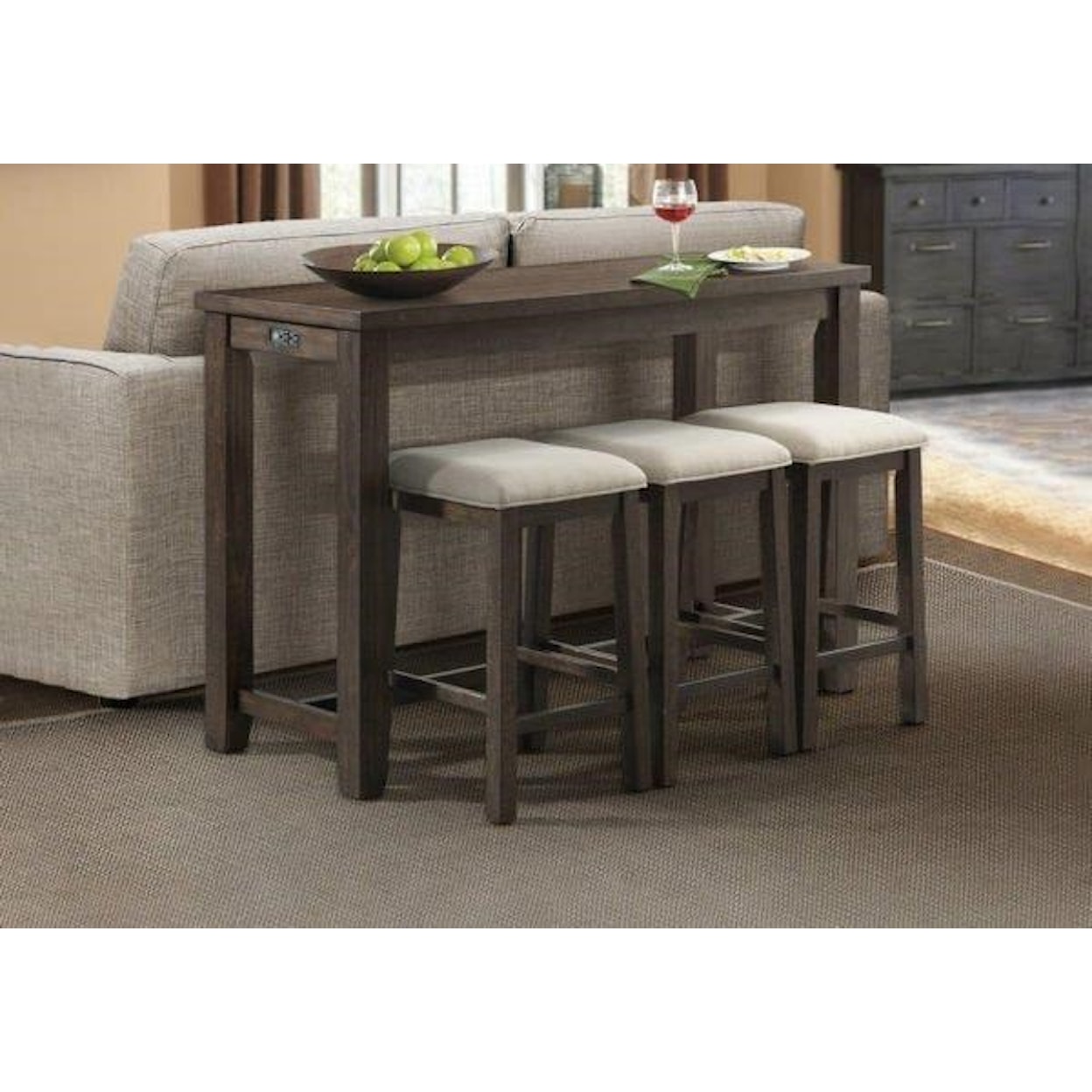 Elements International Stacey Stacey Console Set