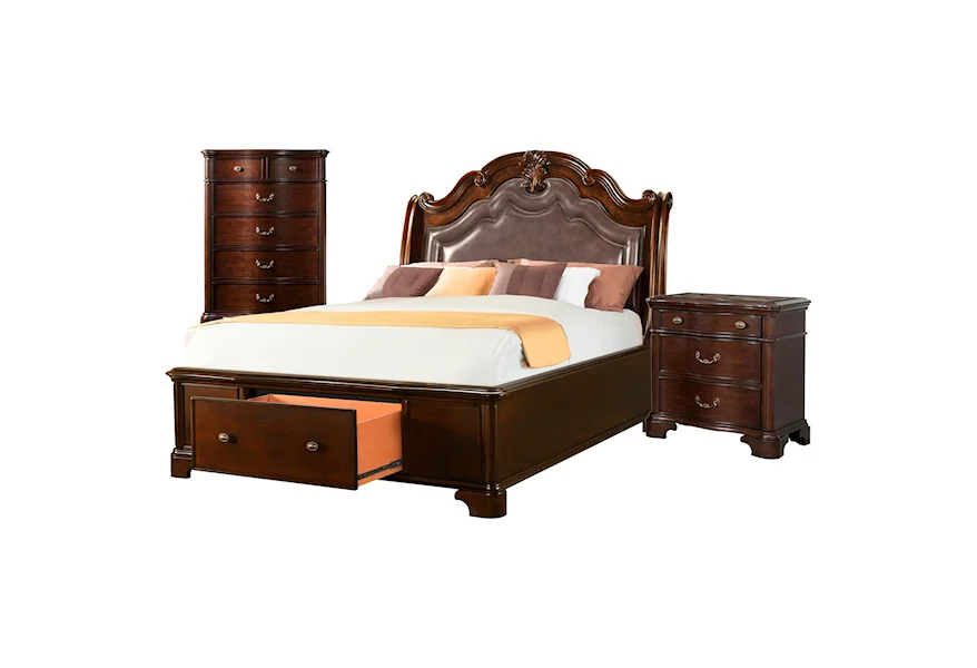 Tabasco King Bedroom Group by Elements at Royal Furniture