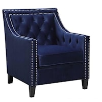 Accent Chair with Nailhead Trim