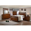 Elements International Trudy King Panel Bed 