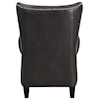 Elements International UAD300 ACCENT CHAIR CHARCOAL ACCENT CHAIR