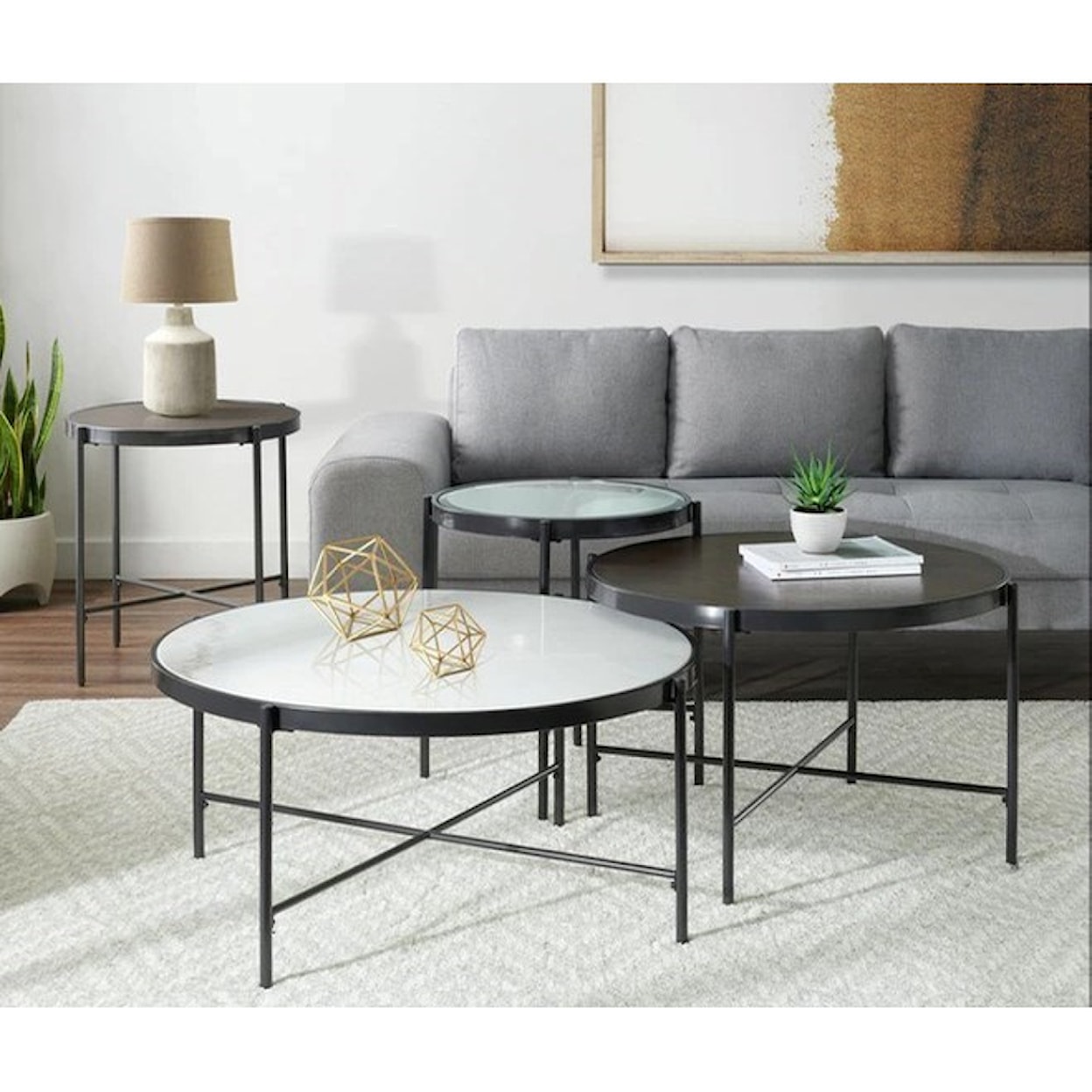 Elements International Vienna End Table