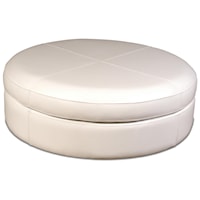 Round Ottoman for Casual Furniture Display