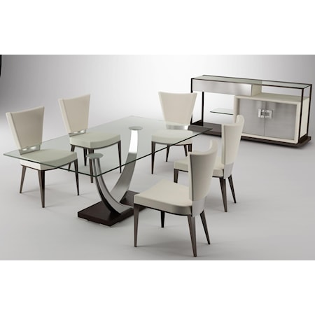 6 Piece Table & Chair Set