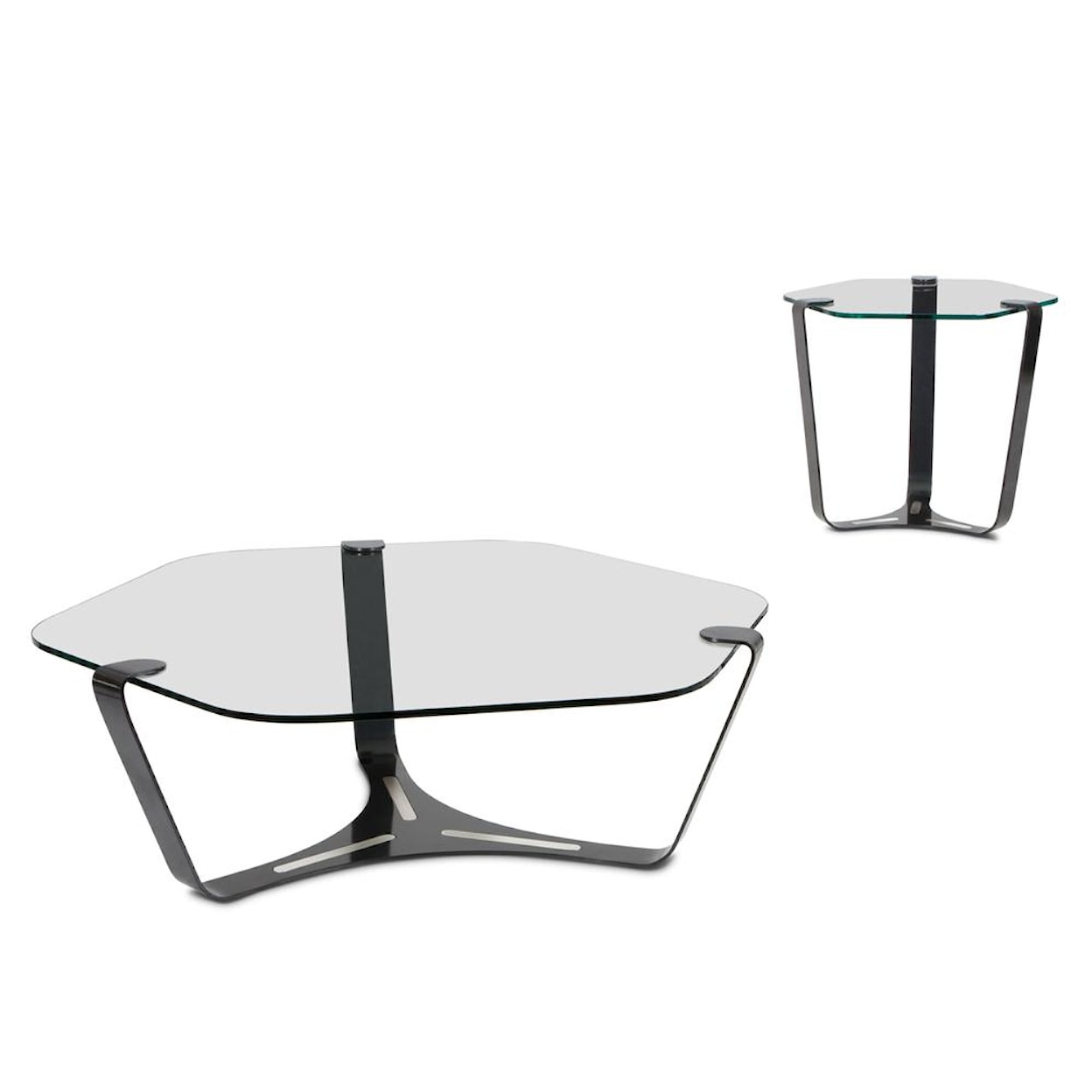 Elite Modern Triband End Table