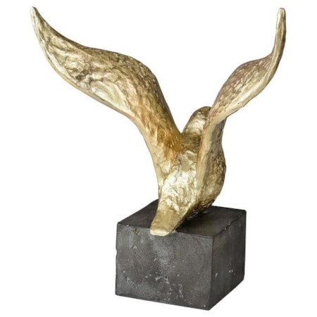 Winged Bird Sculpture - Set of 3