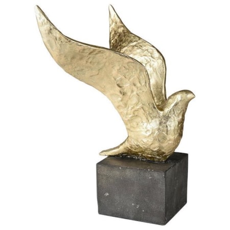 Winged Bird Sculpture - Set of 3