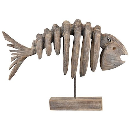 BONE FISH DECORATIVE OBJECT