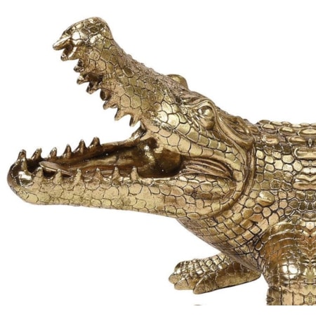 WHAT A CROC SCULPTURE