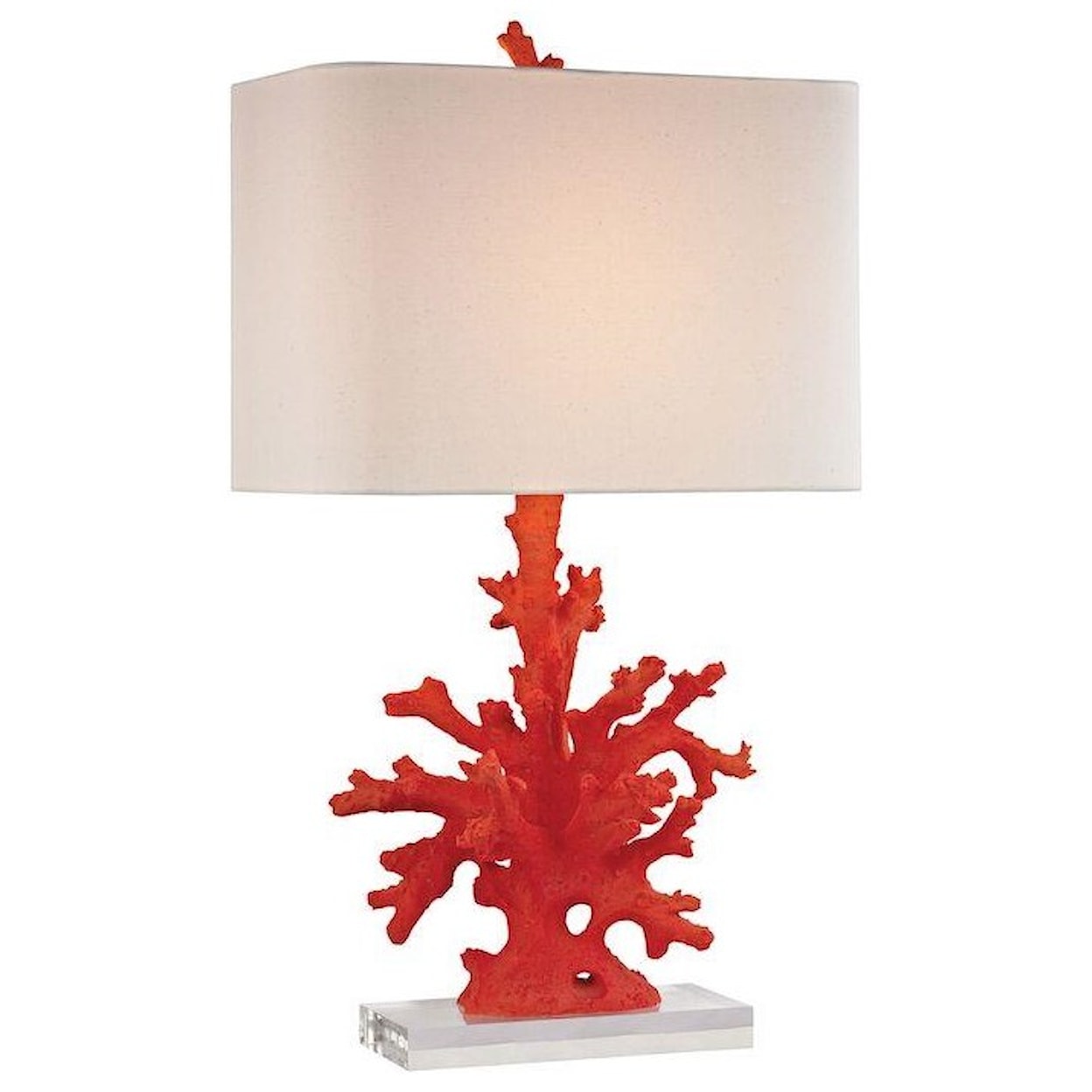 Elk Home Elk Home table lamp RED CORAL TABLE LAMP