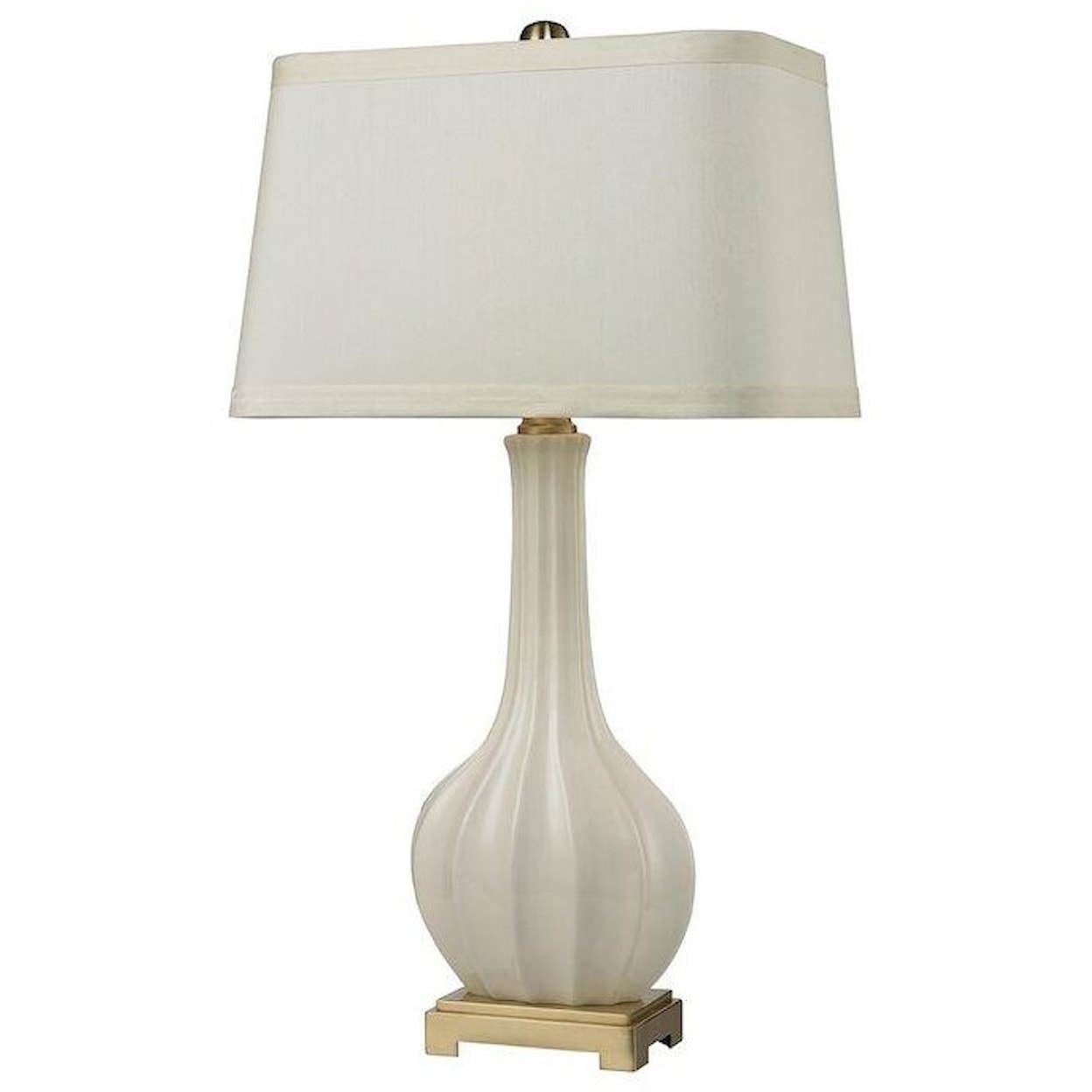 Elk Home Elk Home table lamp FLUTED CERAMIC TABLE LAMP