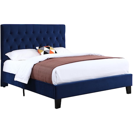 Upholstered 5/0 Queen Bed